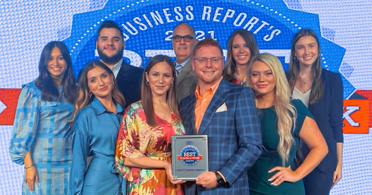 JCW Creative Awarded Top 5 Spot in the 2021 Best Places to Work