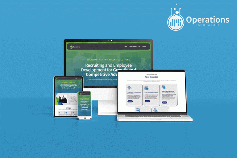 Operations Laboratory Website Mockup