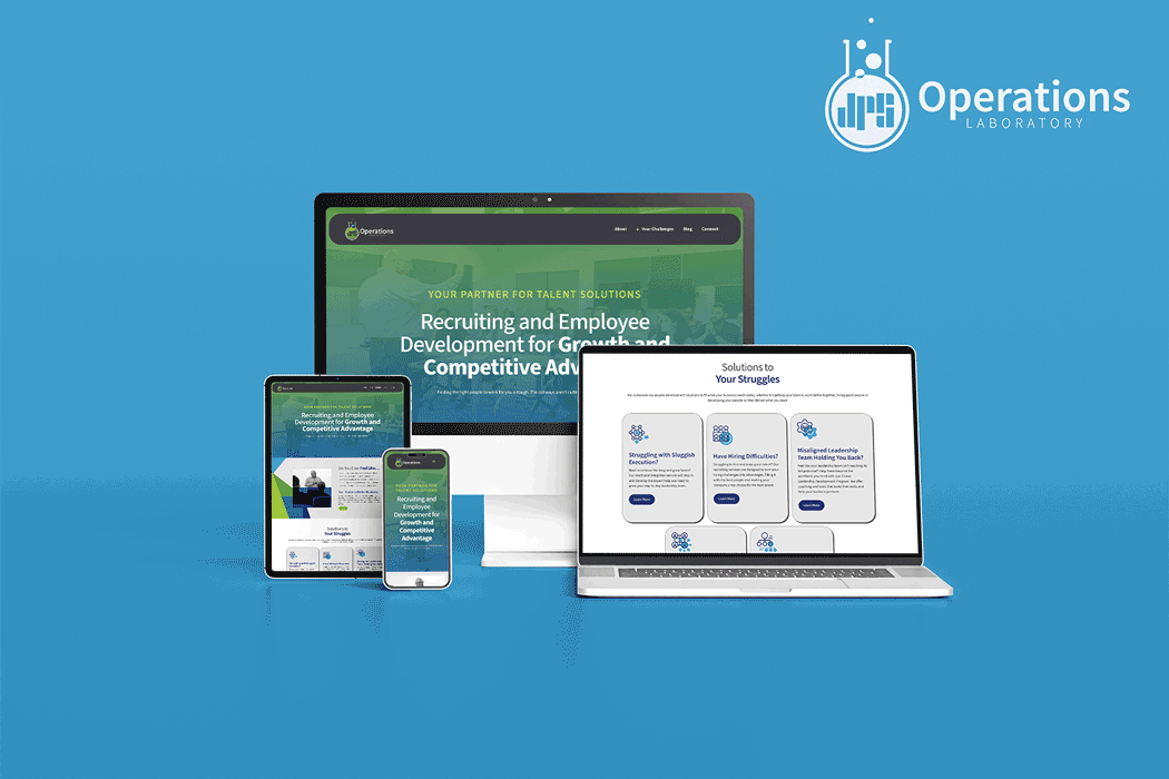 Operations Laboratory Website Mockup