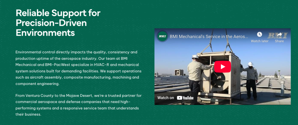 Spotlighting Expertise: JCW’s Aerospace & Defense Marketing Campaign for BMI Mechanical 